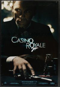 8m128 CASINO ROYALE teaser DS 1sh '06 cool image of Daniel Craig as James Bond!