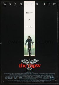 8m158 CROW 1sh '94 Brandon Lee's final movie, believe in angels, cool image!