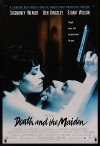 8m177 DEATH & THE MAIDEN 1sh '94 Roman Polanski, Sigourney Weaver, Ben Kingsley!