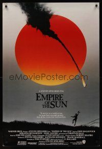 8m210 EMPIRE OF THE SUN advance 1sh '87 Stephen Spielberg, John Malkovich, first Christian Bale!
