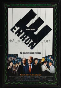 8m215 ENRON: THE SMARTEST GUYS IN THE ROOM DS arthouse 1sh '05 Alex Gibney, corporate scandal!