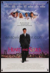 8m304 HEART & SOULS DS 1sh '93 Robert Downey Jr, Charles Grodin, Kyra Sedgwick, Elizabeth Shue!