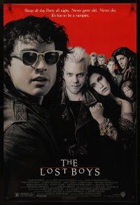 8m422 LOST BOYS 1sh '87 teen vampire Kiefer Sutherland, directed by Joel Schumacher!