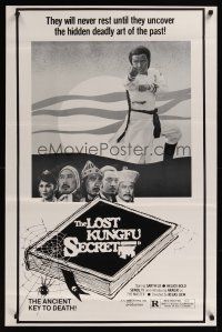 8m426 LOST KUNG FU SECRETS 1sh '80 Chi Lo, uncover the hidden deadly art of the past!