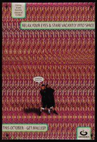 8m431 MALLRATS magic eye teaser DS 1sh '95 directed by Kevin Smith, Jason Mewes!