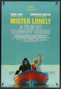 8m458 MISTER LONELY arthouse DS 1sh '07 wild image of Michael Jackson & Marilyn Monroe in a boat!