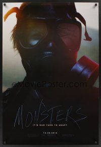 8m462 MONSTERS teaser DS 1sh '10 Gareth Edwards, cool image of man in gas mask!