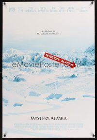 8m476 MYSTERY ALASKA DS 1sh '99 Russell Crowe's small town hockey team vs. the New York Rangers!