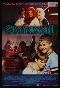 8m636 STONEWALL arthouse 1sh '96 Nigel Finch directed comedy, gay rights movement!