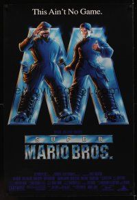 8m647 SUPER MARIO BROS DS 1sh '93 Hoskins, Leguizamo, Chorney art of Nintendo characters!