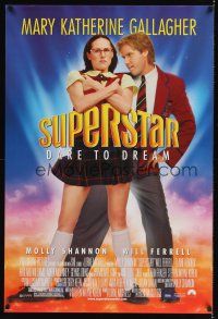 8m649 SUPERSTAR DS 1sh '99 SNL, Molly Shannon as Mary Katherine Gallagher, Will Ferrell!