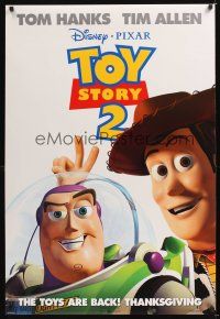 8m698 TOY STORY 2 advance DS 1sh '99 Woody, Buzz Lightyear, Disney and Pixar animated sequel!