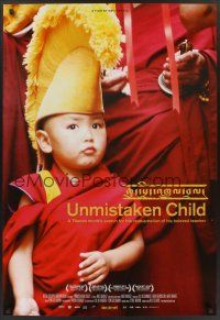 8m723 UNMISTAKEN CHILD arthouse 1sh '09 religious reincarnation documentary!