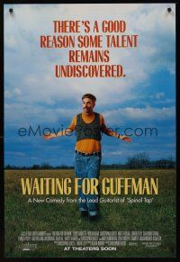 8m736 WAITING FOR GUFFMAN advance 1sh '96 wacky image of director & star Christopher Guest!