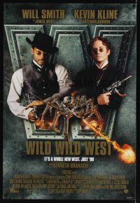 8m759 WILD WILD WEST advance DS 1sh '99 Will Smith, Kevin Kline!