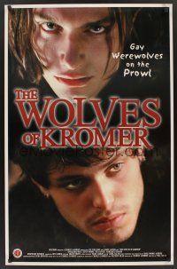 8m768 WOLVES OF KROMER arthouse 1sh '98 Will Gould, gay werewolves on the prowl!