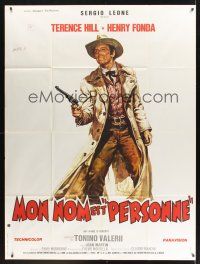 8p398 MY NAME IS NOBODY style A French 1p '73 Il Mio nome e Nessuno, art of Henry Fonda!