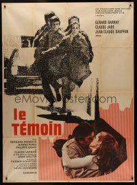 8p479 WITNESS French 1p '69 Belgian crime thriller directed by Anne Walter!
