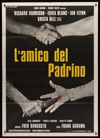 8p058 HAND OF THE GODFATHER Italian 1p '72 Frank Agrama's L'Amica del Padrion, cool image!