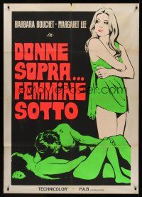 8p128 ROGUE day-glo Italian 1p '72 completely different art of sexy naked people!
