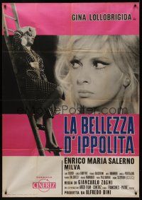 8p139 SHE GOT WHAT SHE ASKED FOR Italian 1p '62 sexy Gina Lollobrigida full-length & close up!