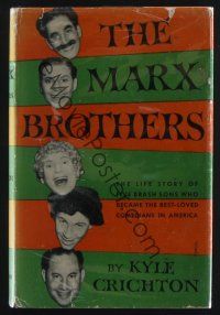 8r030 MARX BROTHERS book '50 great iamges & biographies of wacky bros!