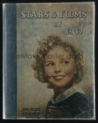 8r023 STARS & FILM OF 1937 English book '37 film industry, great photos of stars!