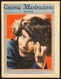 8r050 CINEMA ILLUSTRAZIONE Italian magazine '35 March 20th issue, Katharine Hepburn!