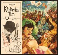 8r066 KIMBERLEY JIM program '65 Jim Reeves, great fistfight artwork!