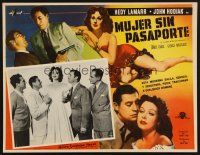 8r140 LADY WITHOUT PASSPORT Mexican LC '50 sexiest Hedy Lamarr, John Hodiak!