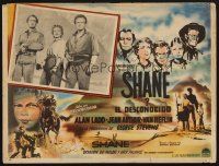 8r155 SHANE Mexican LC '53 most classic western, Alan Ladd, Jean Arthur, Van Heflin!