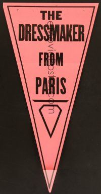 8r009 DRESSMAKER FROM PARIS local theater pennant banner '25 Leatrice Joy!