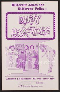 8r211 BOOBY HATCH pressbook R79 comedy, Sharon Joy, Dirty Book Store!