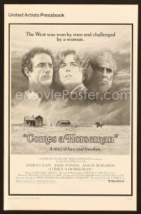 8r242 COMES A HORSEMAN pressbook '78 James Caan, Jane Fonda & Jason Robards!