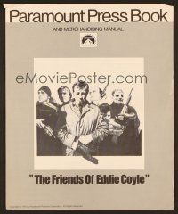 8r302 FRIENDS OF EDDIE COYLE pressbook '73 Robert Mitchum lives in a violent, dangerous world!