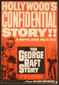 8r310 GEORGE RAFT STORY pressbook '61 sexy Jayne Mansfield & Ray Danton!