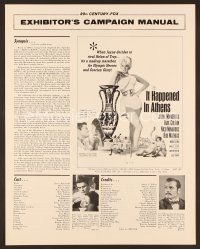 8r365 IT HAPPENED IN ATHENS pressbook '62 sexy Jayne Mansfield rivals Helen of Troy, Olympics!