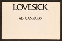 8r397 LOVESICK pressbook '83 Dudley Moore & pretty Elizabeth McGovern, incurably romantic!
