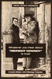 8r422 MIDNIGHT COWBOY pressbook '69 Dustin Hoffman, Jon Voight, John Schlesinger classic!