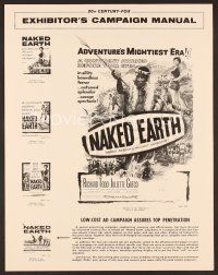 8r439 NAKED EARTH pressbook '58 sexy Juliette Greco, out of darkest Africa comes mighty adventure!