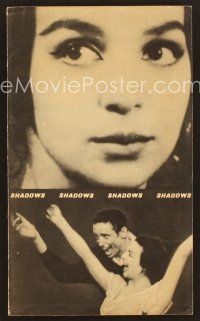 8r524 SHADOWS pressbook '61 John Cassavetes beatnik counter-culture movie!