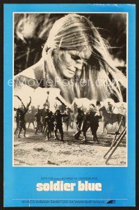8r543 SOLDIER BLUE pressbook '70 Candice Bergen, Peter Strauss, Donald Pleasence!