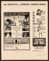 8r549 SOUTH PACIFIC pressbook R64 Rossano Brazzi, Mitzi Gaynor, Rodgers & Hammerstein musical!