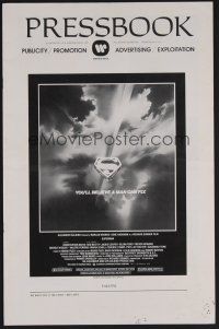 8r563 SUPERMAN pressbook '78 comic book hero Christopher Reeve, Gene Hackman!