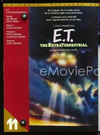 8r020 UNIVERSAL PICTURES FOR 1982 campaign book '82 includes great advance ad for E.T. + more!