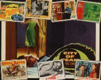 8s010 LOT OF 286 LOBBY CARDS lot '53 - '67 City of Fear, Good Girls Beware, Slight Case of Larceny!