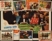 8s012 LOT OF 46 LOBBY CARDS lot '37 - '62 The Other Love, Red Hot Wheels R62 + many more!