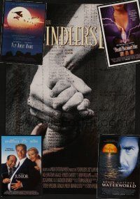 8s042 LOT OF 156 UNFOLDED MINI POSTERS lot '92 - '96 Schindler's List, Junior, Death Becomes Her