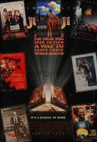 8s044 LOT OF 22 UNFOLDED ONE-SHEETS lot '90 - '98 Jumanji, Four Rooms, In the Line of Fire + more!