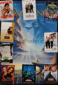 8s046 LOT OF 20 UNFOLDED ONE-SHEETS lot '94 - '01 Lion King, Titanic, Fierce Creatures + more!